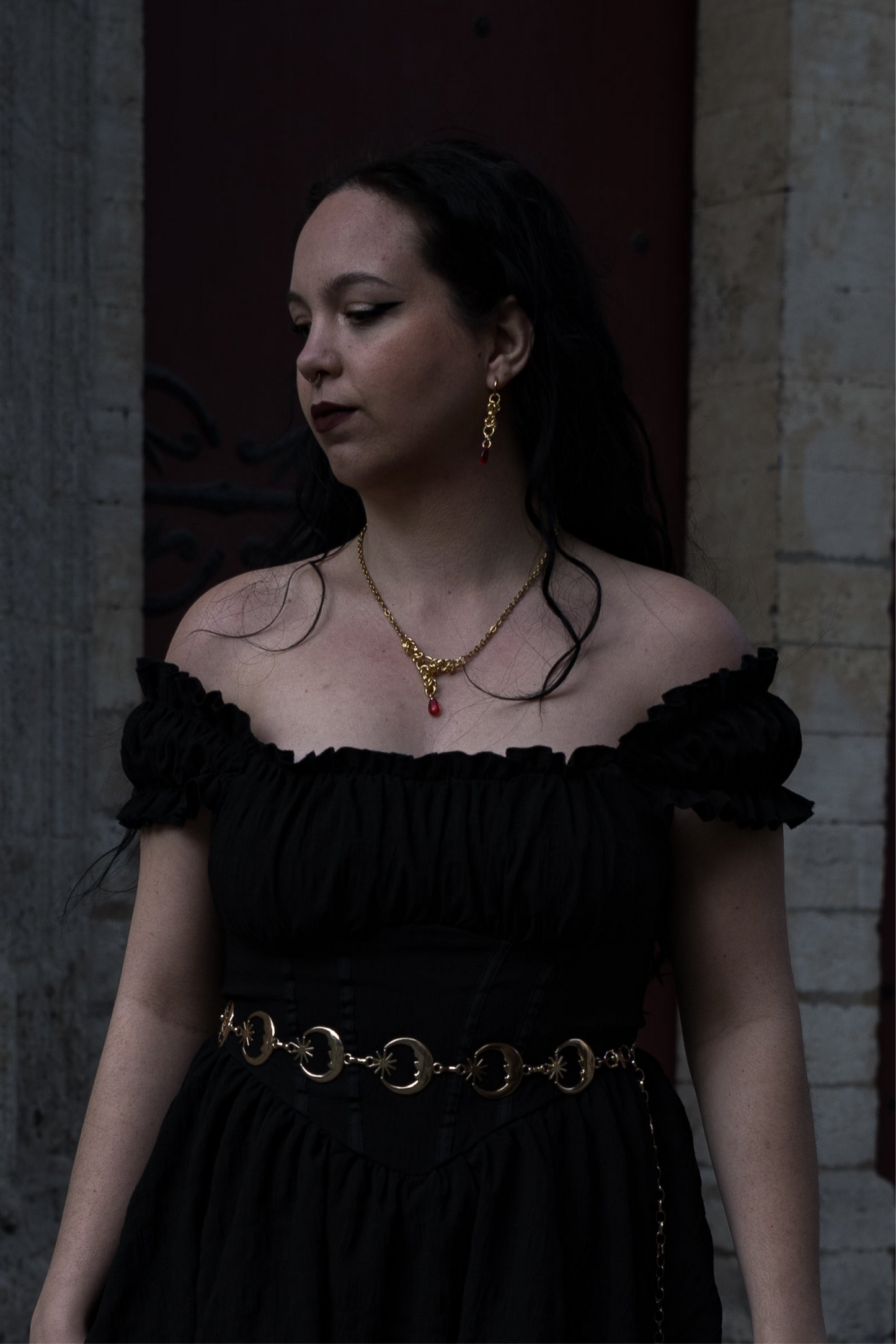 "Damned" Necklace gold version