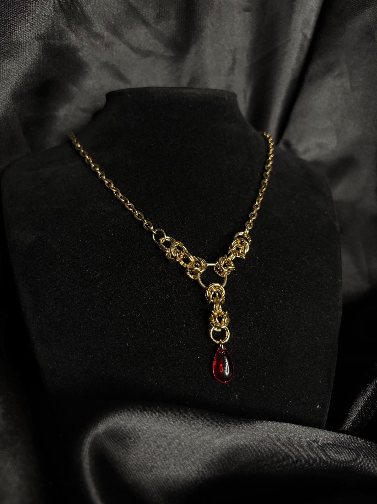 "Damned" Necklace gold version