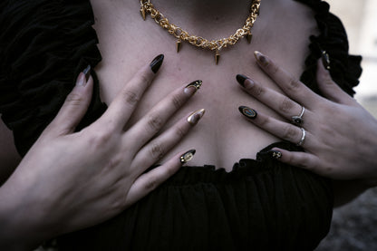 "Sinister" Choker gold version
