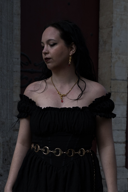 "Damned" Necklace gold version