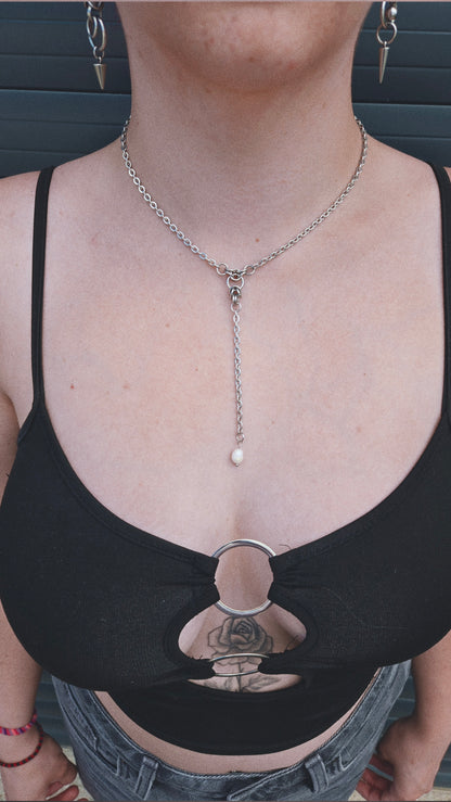 « Ethereal pearly » Necklace
