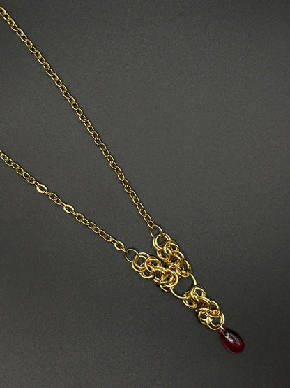 "Damned" Necklace gold version