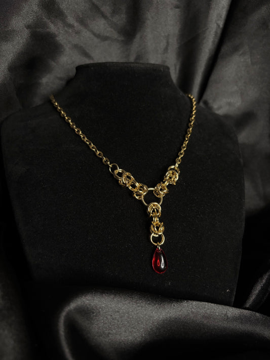 "Damned" Necklace gold version